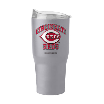 Cincinnati Reds 30oz Athletic Stone Powder Coat Tumbler - Logo Brands