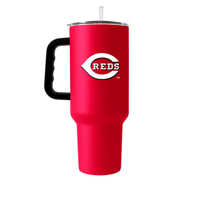 Cincinnati Reds 40oz Flipside Powder Coat Tumbler - Logo Brands