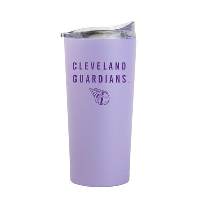 Cleveland Guardians 20oz Tonal Lavender Powder Coat Tumbler - Logo Brands