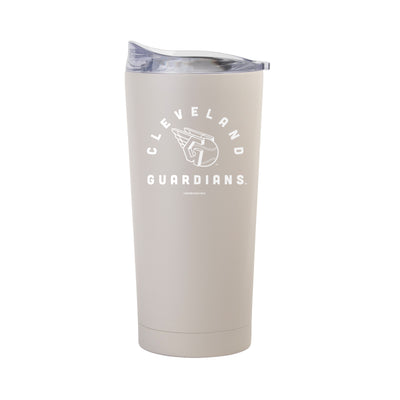 Cleveland Guardians 20oz Archway Sand Powder Coat Tumbler - Logo Brands