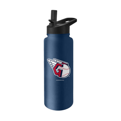 Cleveland Guardians Logo Quencher Water Bottle - Logo Brands