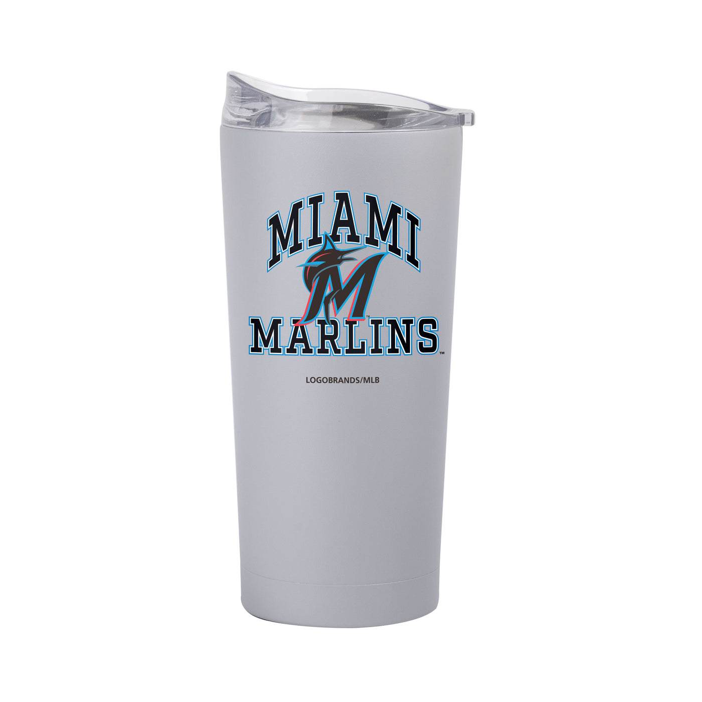 Miami Marlins 20oz Athletic Powder Coat Tumbler