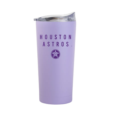 Houston Astros 20oz Tonal Lavender Powder Coat Tumbler - Logo Brands