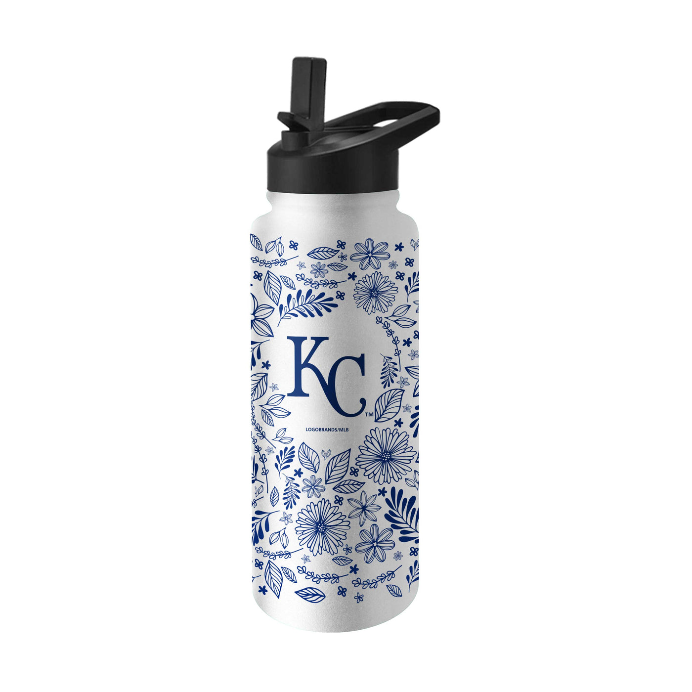 Kansas City Royals Quencher Botanical Flip Top Water Bottle