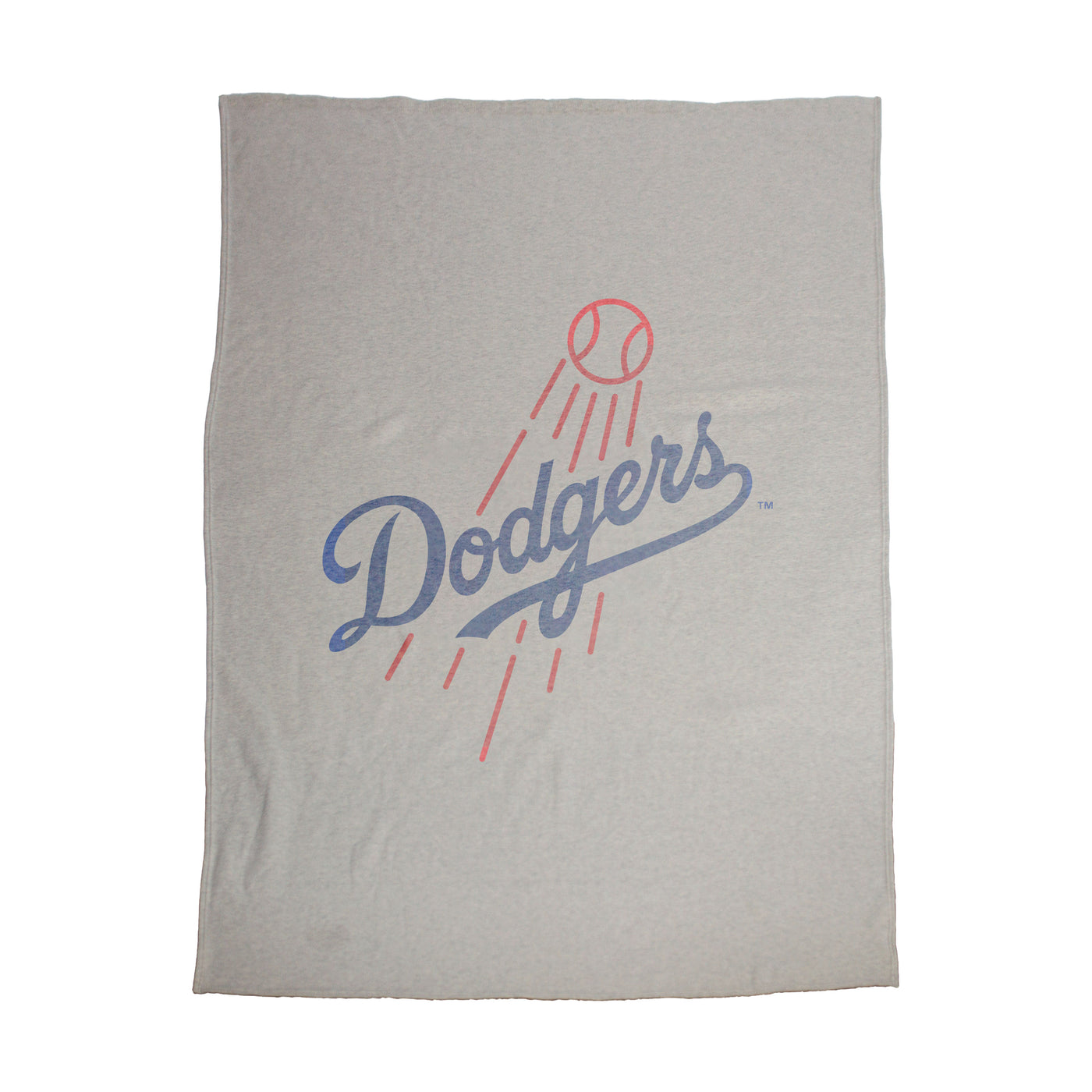 LA Dodgers Oversized Logo Sublimated Sweatshirt Blanket