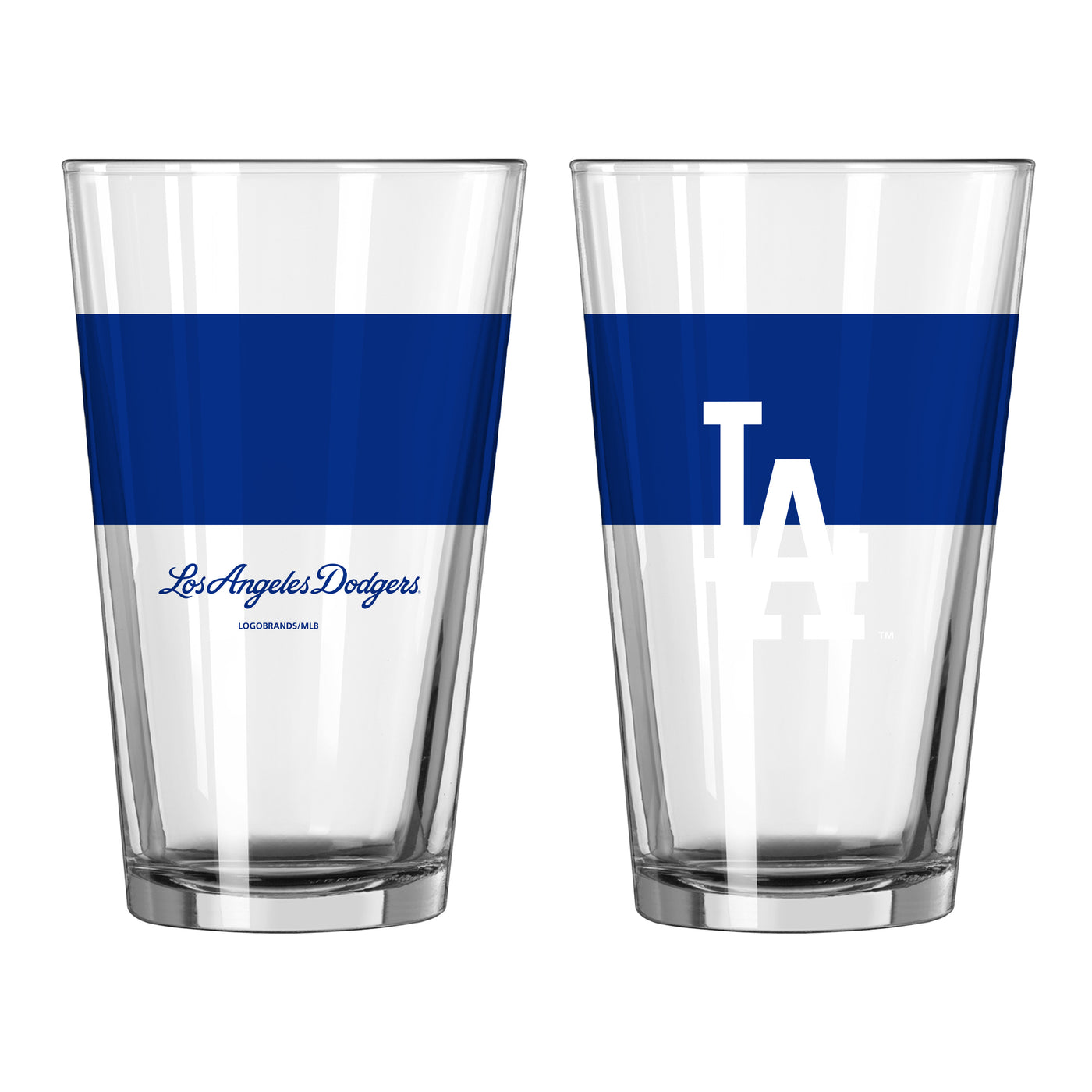 Los Angeles Dodgers 16oz Colorblock Pint Glass