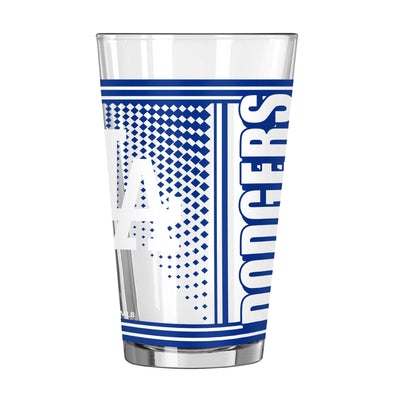 Los Angeles Dodgers 16oz Hero Pint Glass - Logo Brands