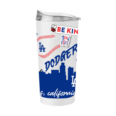 Los Angeles Dodgers 20oz Native Powder Coat Tumbler - Logo Brands