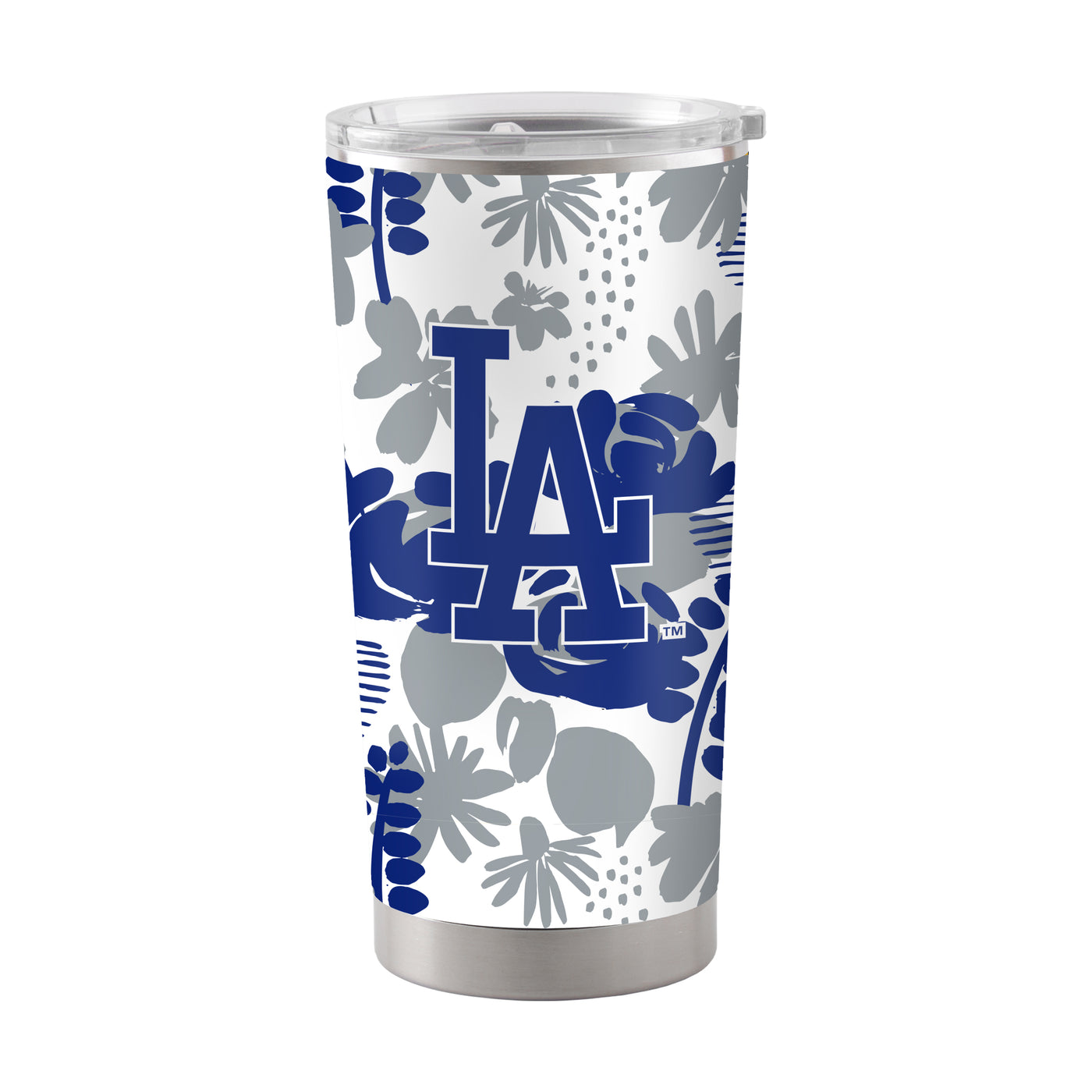 Los Angeles Dodgers 20oz Floral Stainless Steel Tumbler - Logo Brands