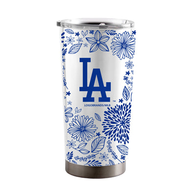 Los Angeles Dodgers 20oz Botanical Stainless Steel Tumbler - Logo Brands