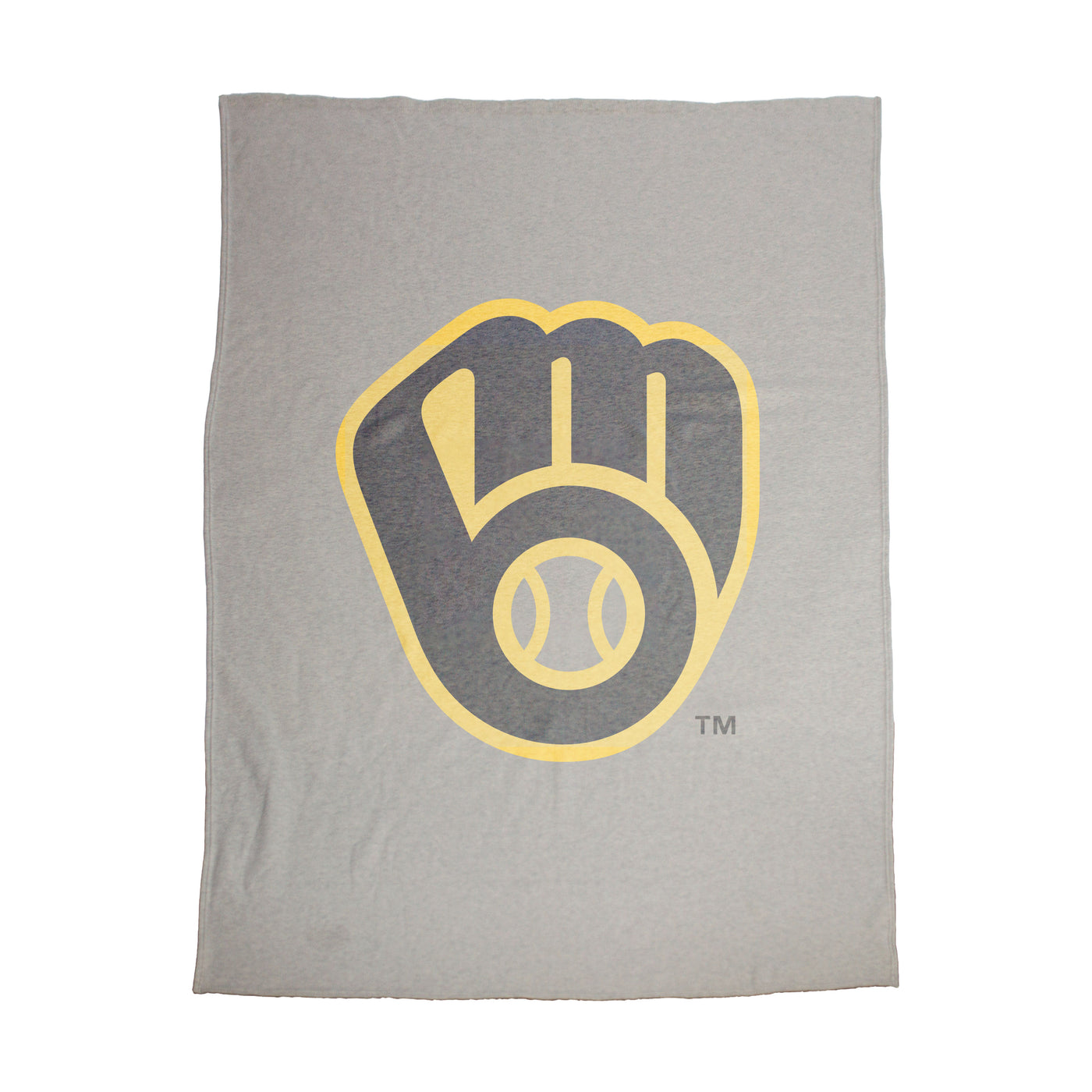 Milwaukee Brewers Oversized Logo Sublimated Sweatshirt Blanket
