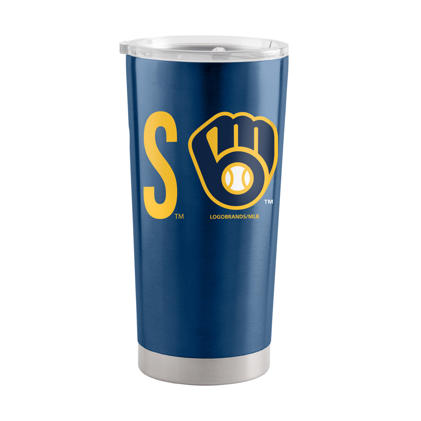 Milwaukee Brewers 20oz Overtime Stainless Steel Tumbler - Logo Brands