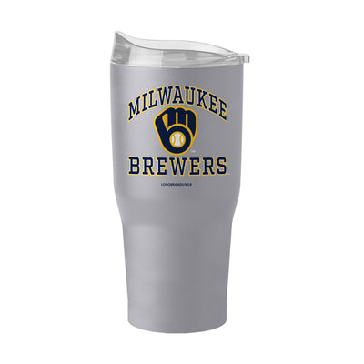 Milwaukee Brewers 30oz Athletic Stone Powder Coat Tumbler - Logo Brands