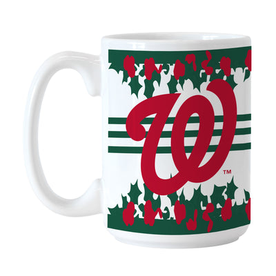 Washington Nationals Holiday 15oz Sublimated Mug - Logo Brands