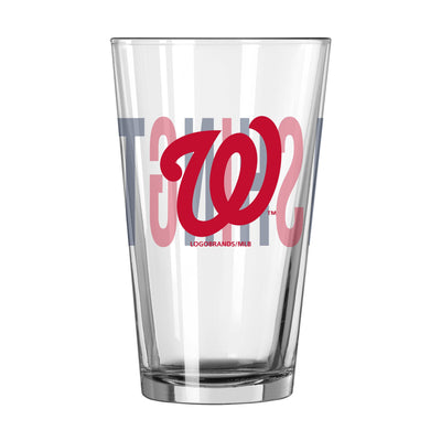 Washington Nationals 16oz Overtime Pint Glass - Logo Brands