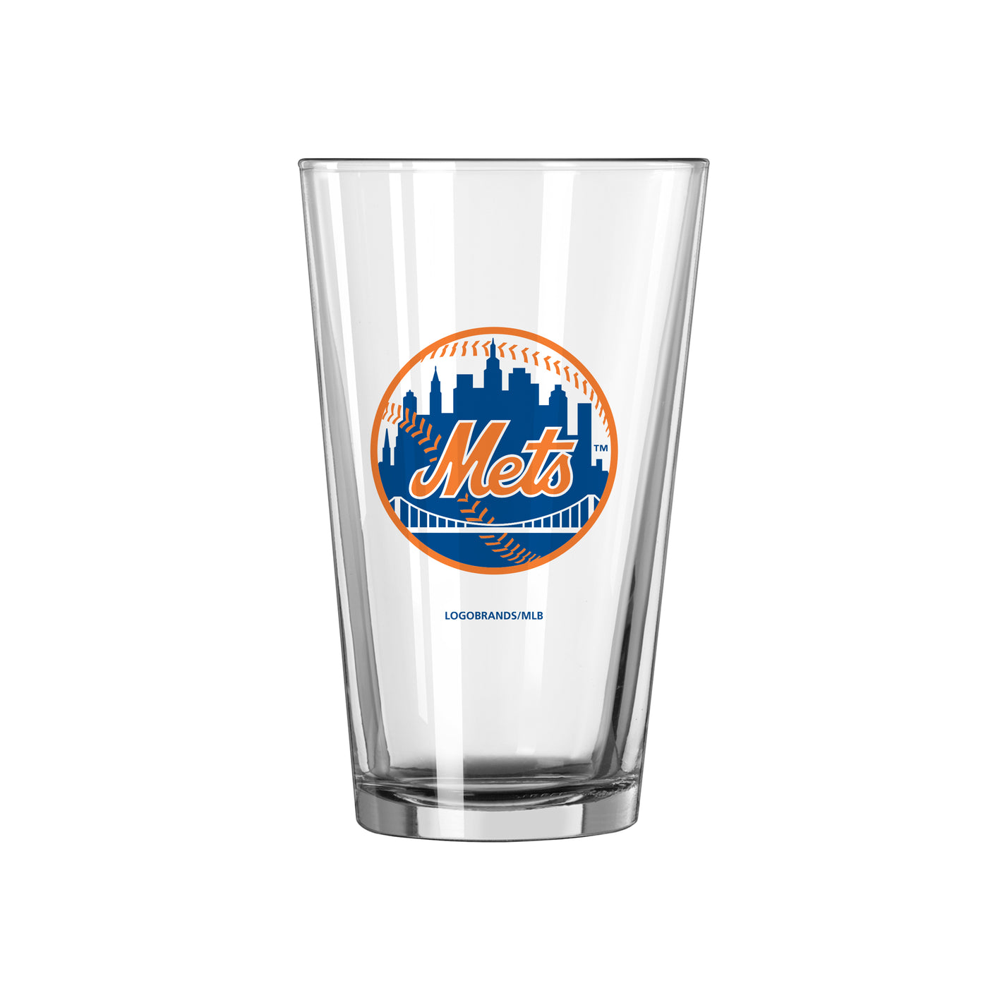 NY Mets 16oz Color Gameday Pint Glass