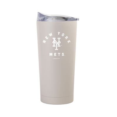 New York Mets 20oz Archway Sand Powder Coat Tumbler - Logo Brands