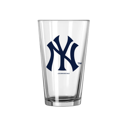 New York Yankees 16oz Alternate Gameday Pint Glass - Logo Brands