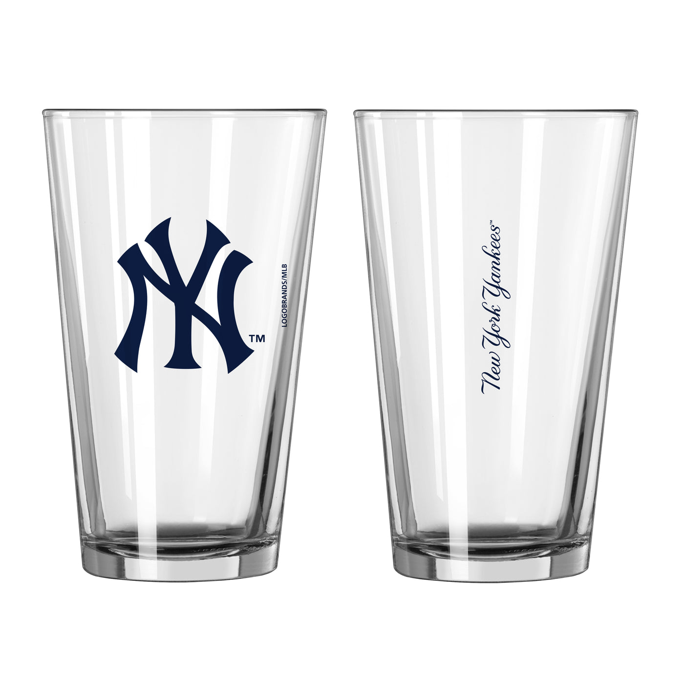 New York Yankees 16oz Gameday Pint Glass - Logo Brands