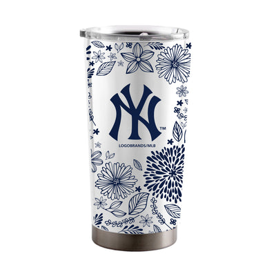 New York Yankees 20oz Botanical Stainless Steel Tumbler - Logo Brands