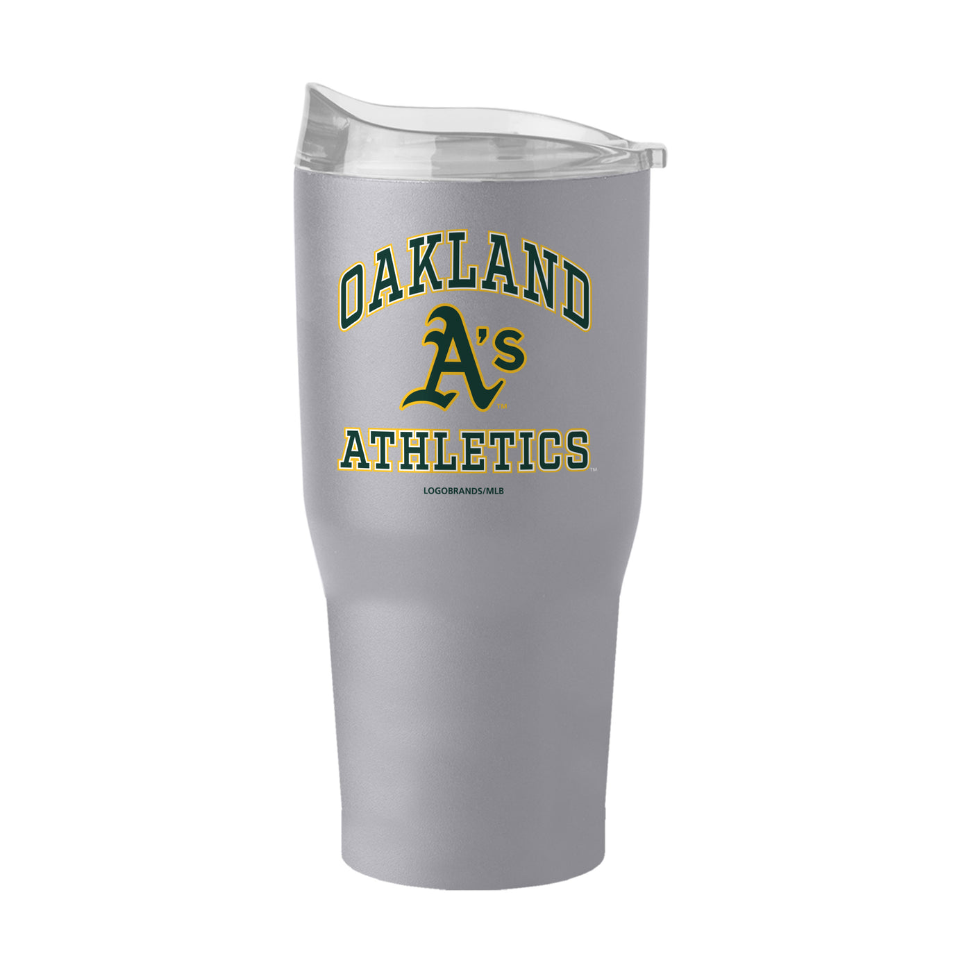 Oakland Athletics 30oz Athletic Stone Powder Coat Tumbler