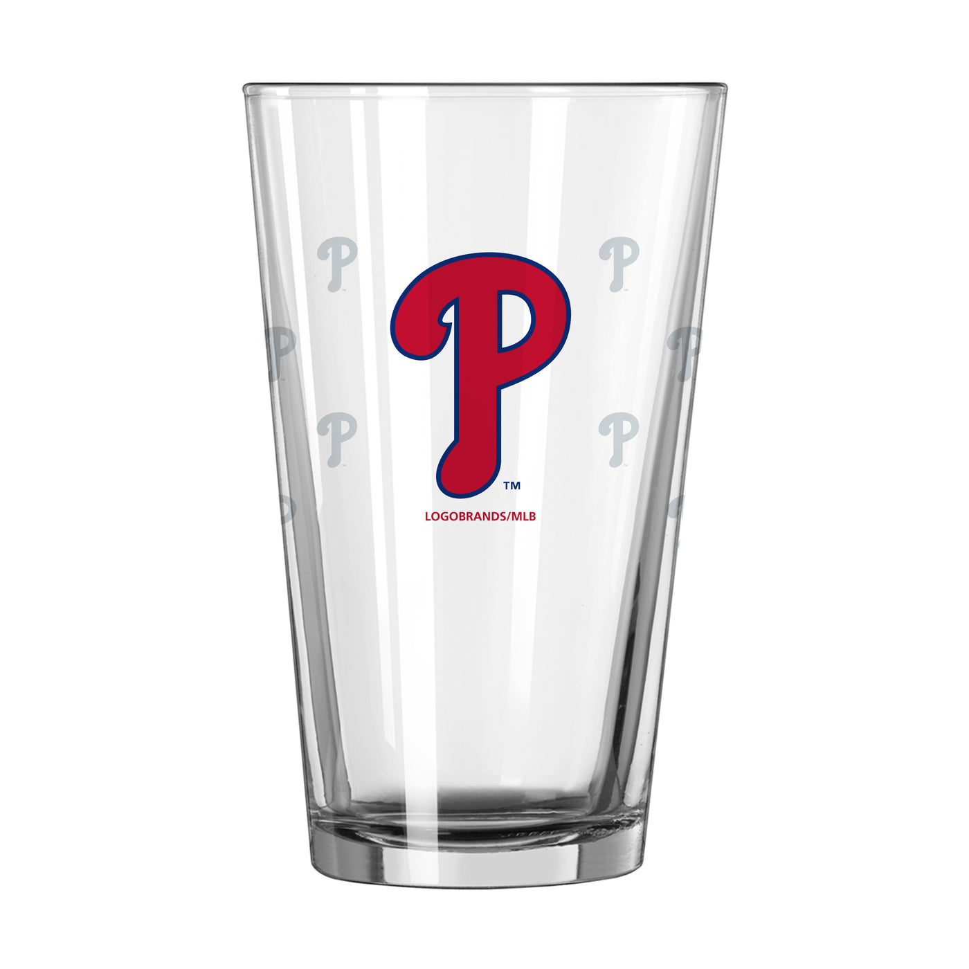 Philadelphia Phillies 16oz Satin Etch Pint Glass