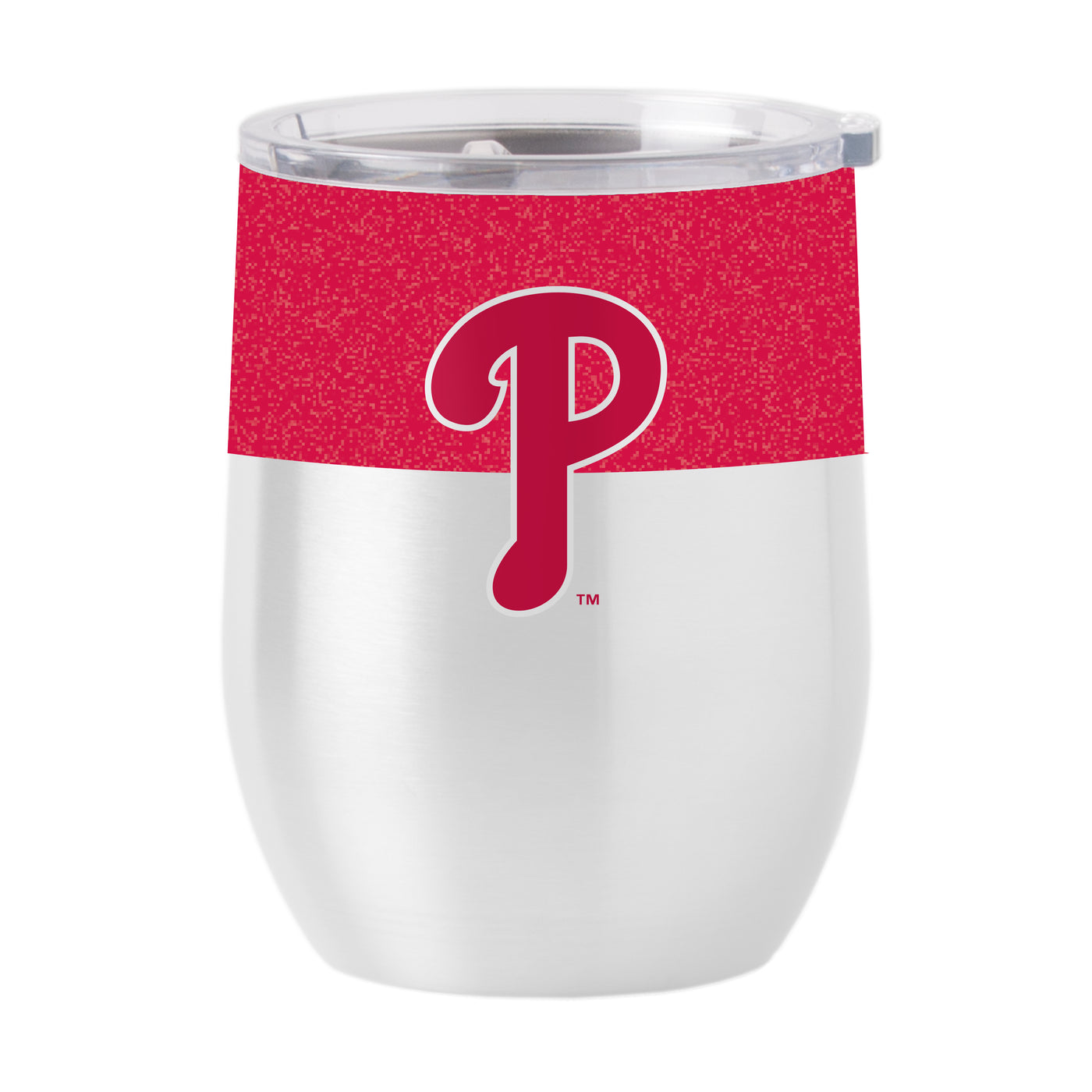 Philadelphia Phillies Color Block 16 oz Stainless Curved Beverage - Logo Brands