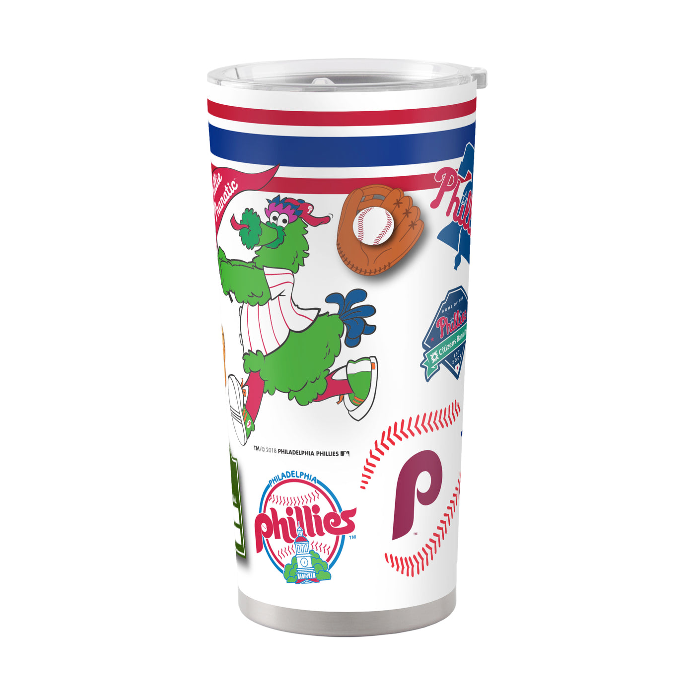 Philadelphia Phillies 20oz Native Stainless Steel Tumbler - Logo Brands