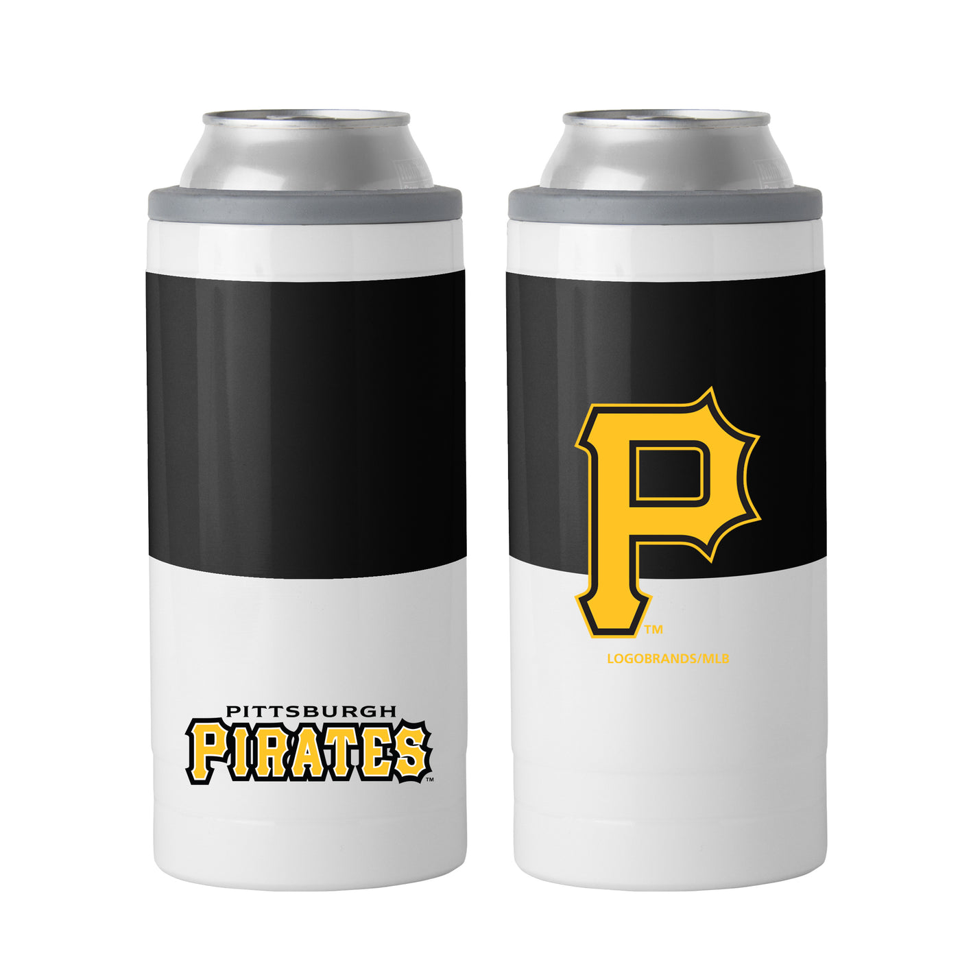 Pittsburgh Pirates 12oz Colorblock Slim Can Coolie