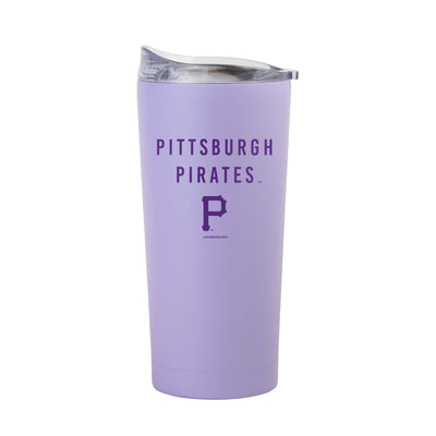 Pittsburgh Pirates 20oz Tonal Lavender Powder Coat Tumbler - Logo Brands