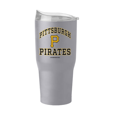 Pittsburgh Pirates 30oz Athletic Stone Powder Coat Tumbler - Logo Brands