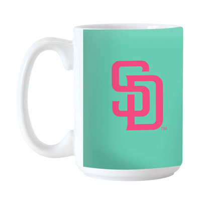 San Diego Padres City Connect 15oz Sublimated Mug - Logo Brands