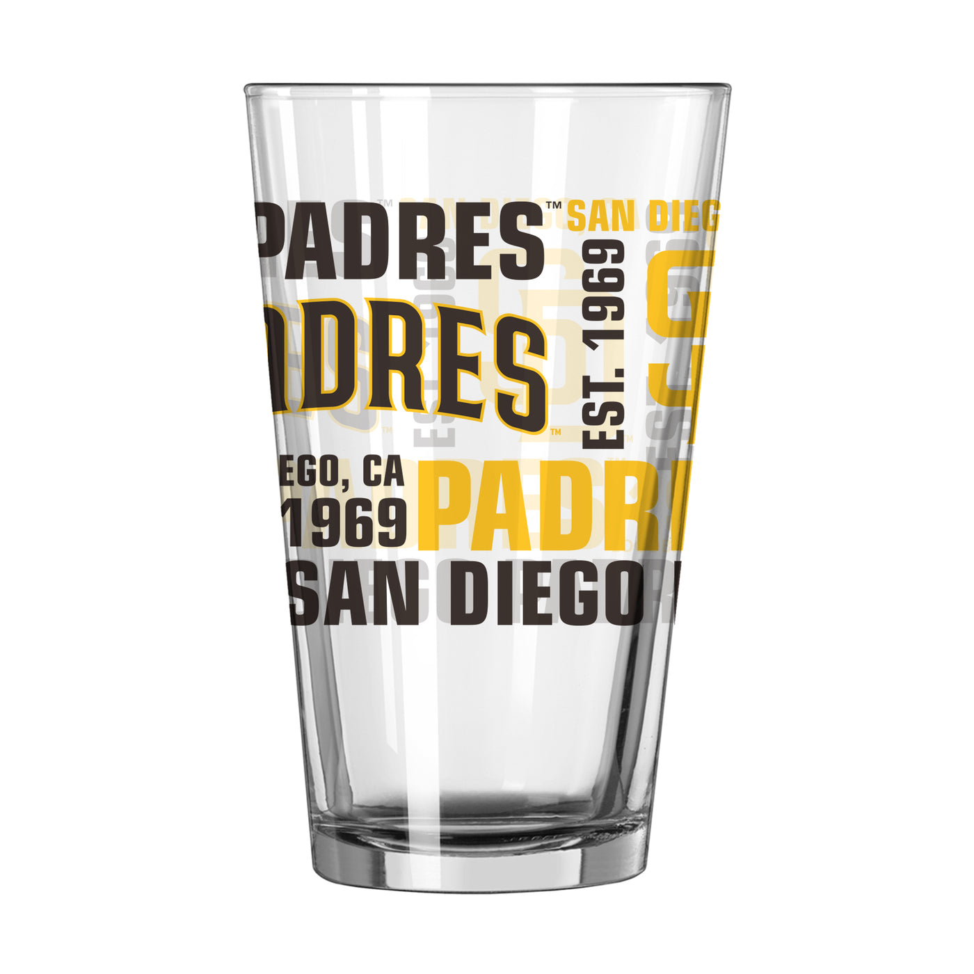 San Diego Padres 16oz Spirit Pint Glass