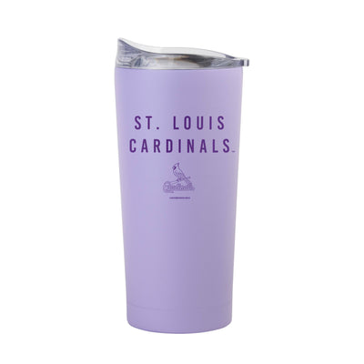 St. Louis Cardinals 20oz Tonal Lavender Powder Coat Tumbler - Logo Brands