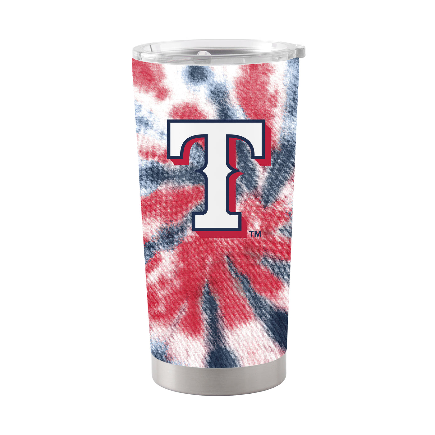 Texas Rangers 20oz Tie Dye Stainless Steel Tumbler - Logo Brands