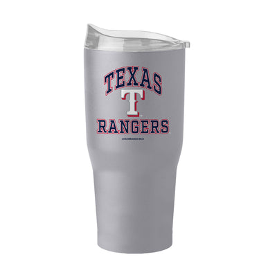 Texas Rangers 30oz Athletic Stone Powder Coat Tumbler - Logo Brands