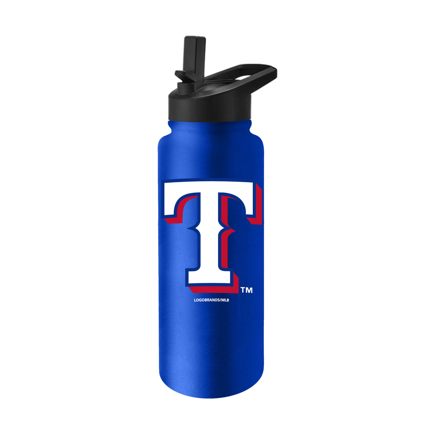 Texas Rangers Logo Quencher Water Bottle - Logo Brands