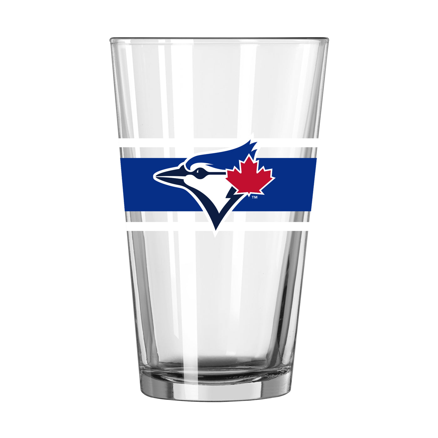 Toronto Blue Jays 16oz Stripe Pint Glass