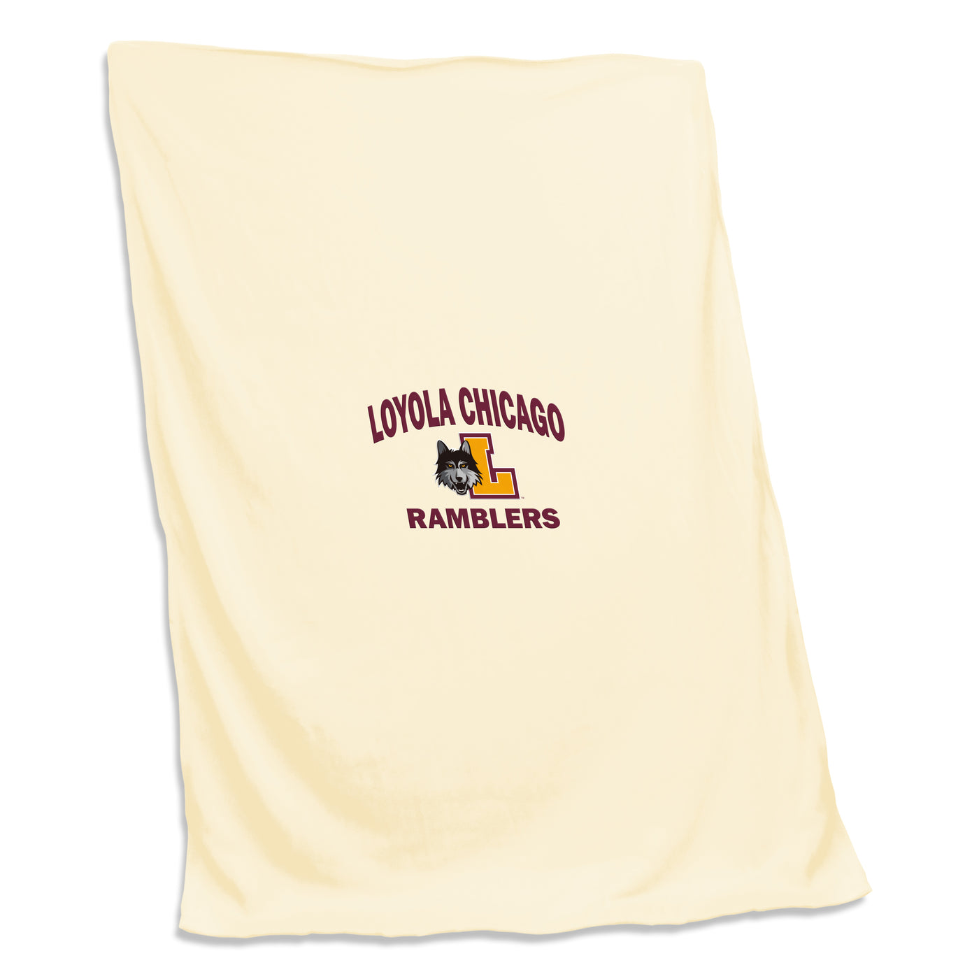 Loyola Lakeshore Screened Sweatshirt Blanket - Logo Brands