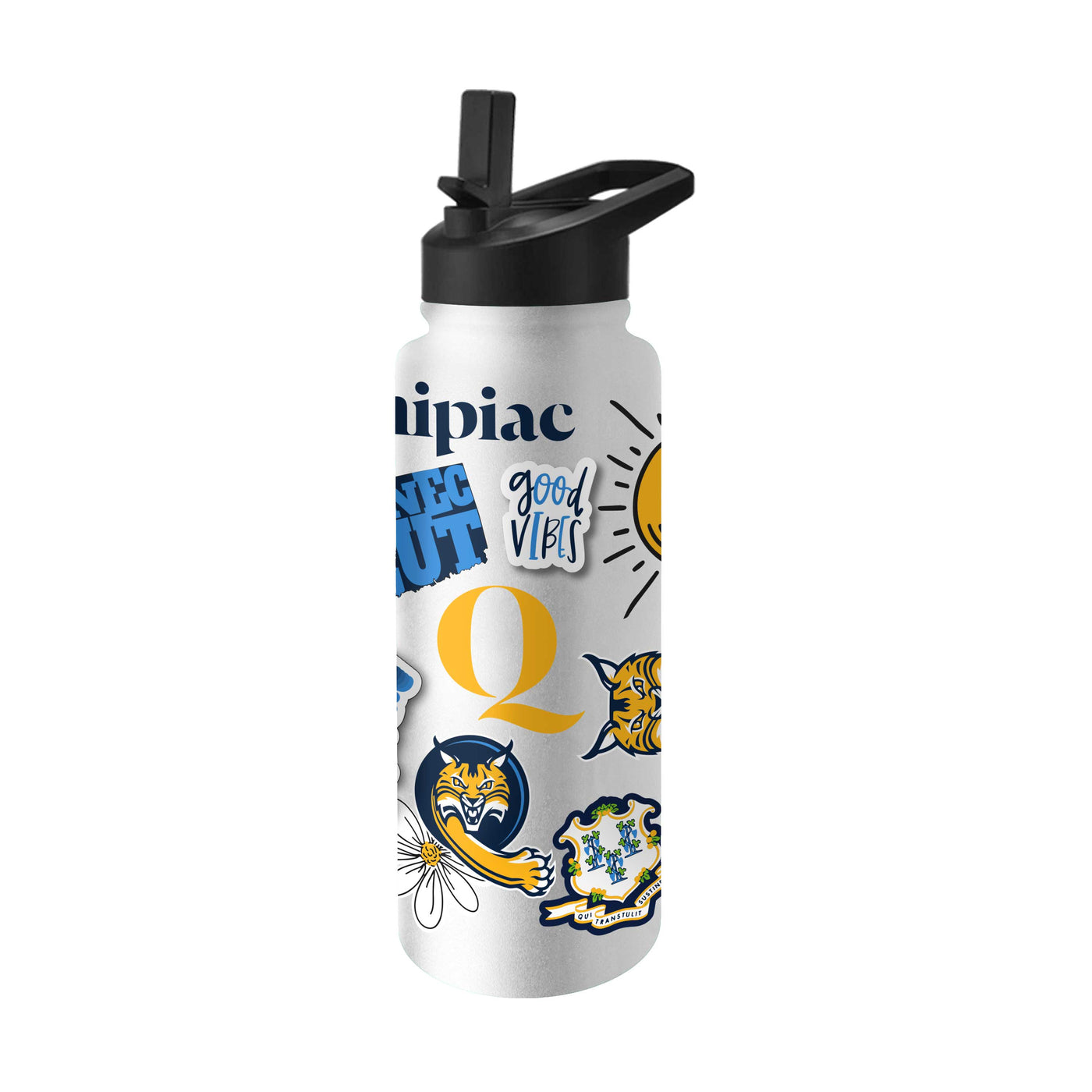 Quinnipiac 34oz Native Quencher Bottle - Logo Brands