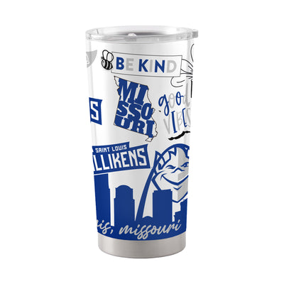 Saint Louis Univ 20oz Native Stainless Tumbler - Logo Brands