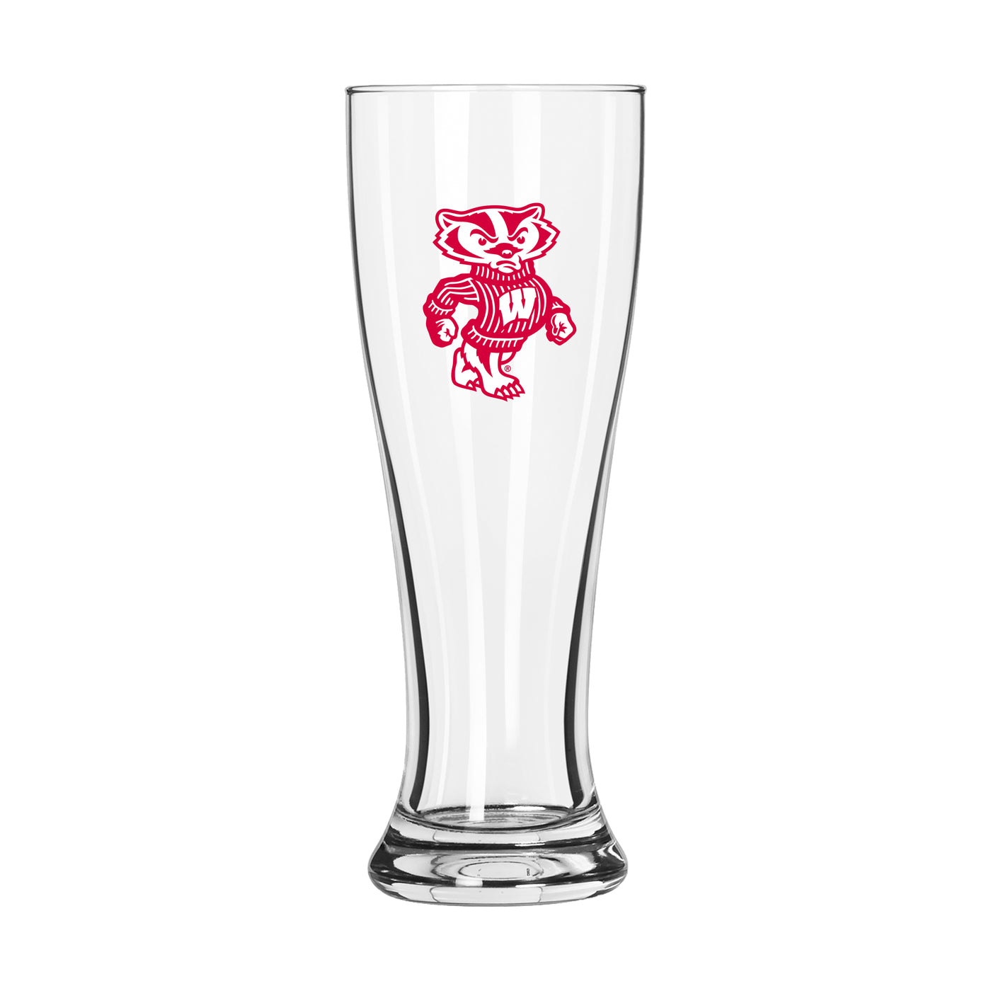 Wisconsin 16oz Clear Pilsner Glass