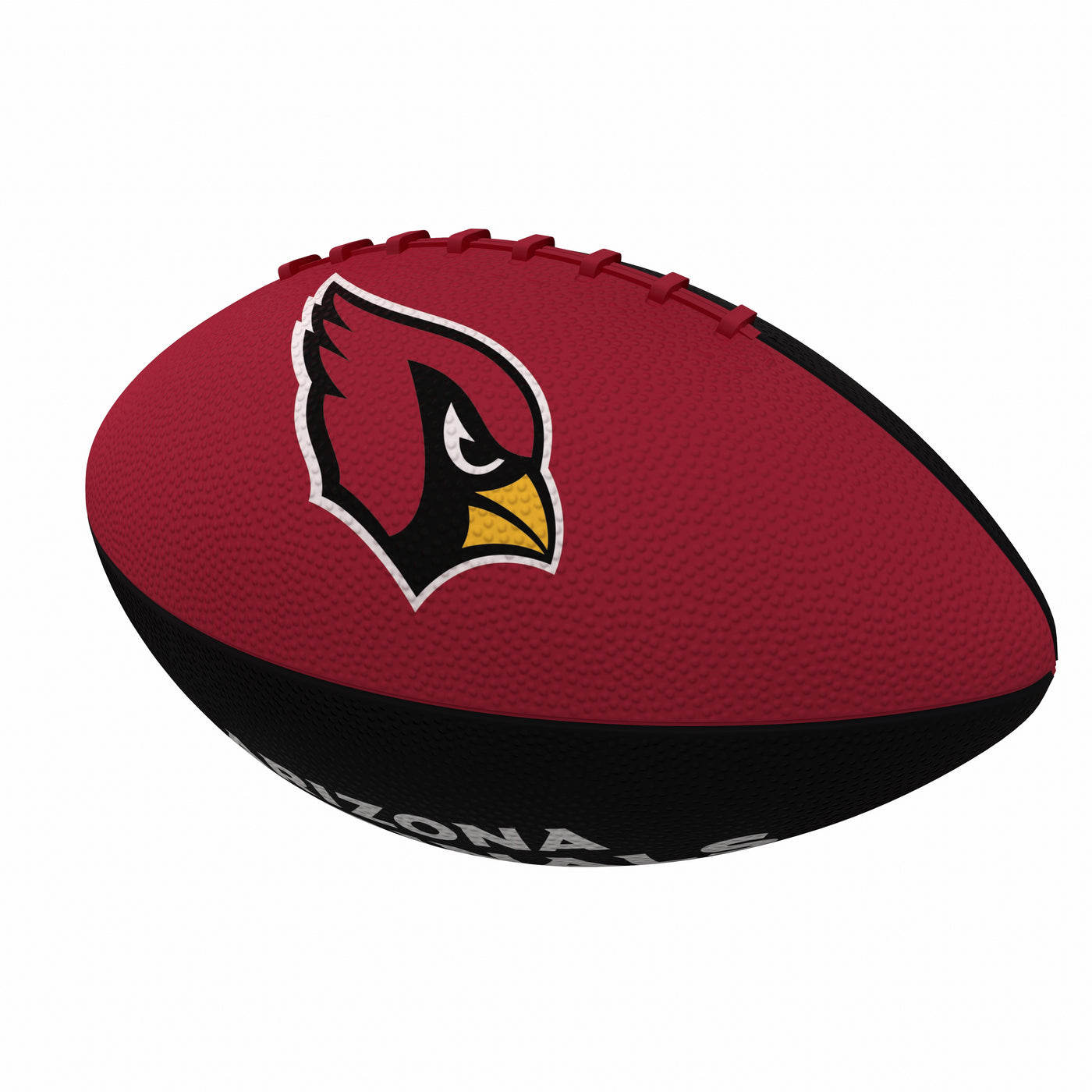 Arizona Cardinals Pinwheel Logo Junior-Size Rubber Football - Logo Brands