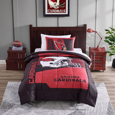 Arizona Cardinals Status Bed In A Bag Twin - Logo Brands