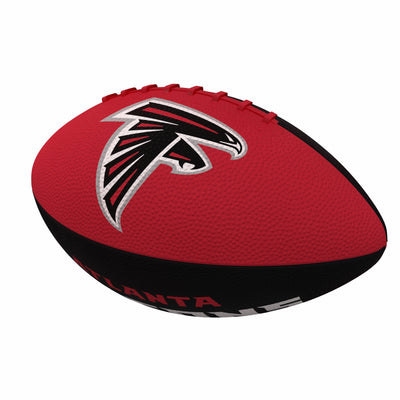 Atlanta Falcons Pinwheel Logo Junior-Size Rubber Football - Logo Brands