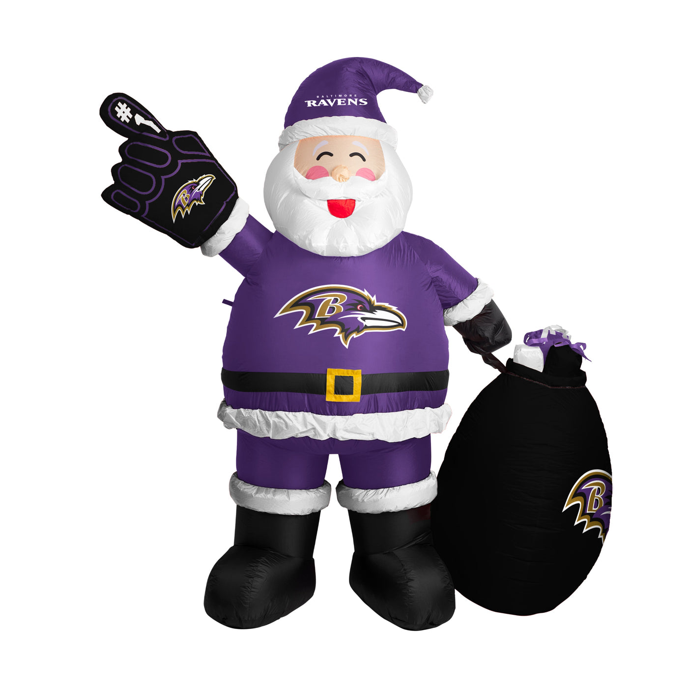 Baltimore Ravens Santa Claus Yard Inflatable