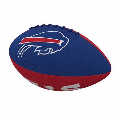 Buffalo Bills Pinwheel Logo Junior-Size Rubber Football - Logo Brands