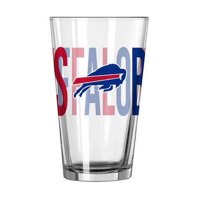 Buffalo Bills 16oz Overtime Pint Glass - Logo Brands