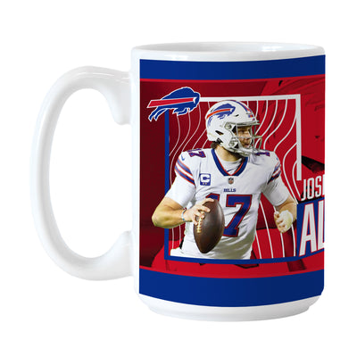 Buffalo Bills Josh Allen Image 15oz Sublimated Mug - Logo Brands