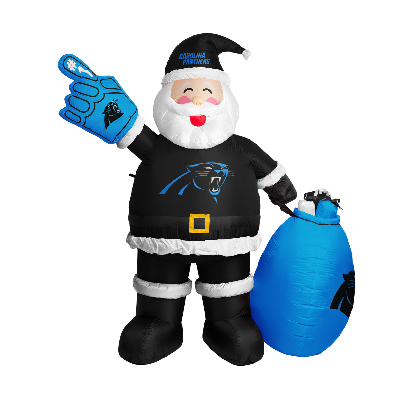 Carolina Panthers Inflatable Santa
